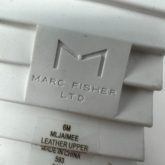 NEW Marc Fisher Women's Jaimee Flat Espadrilles Slip-On Leather Sandals Size 6 - Picture 13 of 14